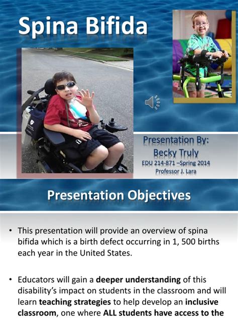 spina bifida information sheet